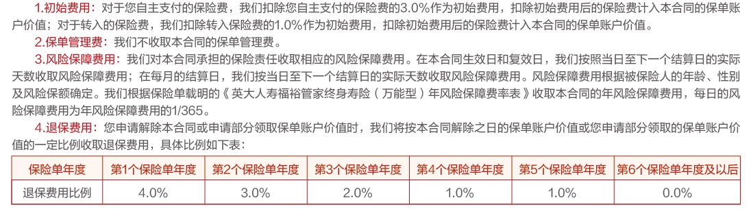 英大人寿福裕管家终身寿险（万能型）